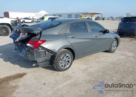 2025 Hyundai Elantra Hybrid Blue from USA, damaged, VIN KMHLM4DJ7SU129078